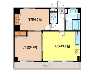 エミュールアサイの物件間取画像